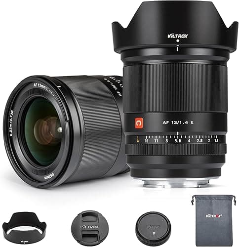 VILTROX 9 mm F2.8 Air E Mount Camera Lens for Sony E APS-C Autofocus Ultra Wide Angle Lens for Sony ZV-E10 ZV-E10II A6600 A6500 A6400 A6000 FX30 A7IV A7III A7RV