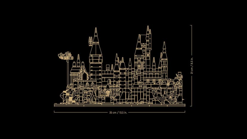 LEGO Harry Potter Hogwarts Castle and Grounds - Collectible Set for Adults incl. Main & Astronomy Towers, Great Hall, Chamber of Secrets & Architect Minifigure - 76419 - 7