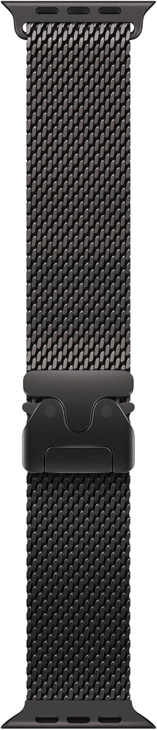 Apple Watch Band - Milanese Loop - 49mm - Black - Large - 1
