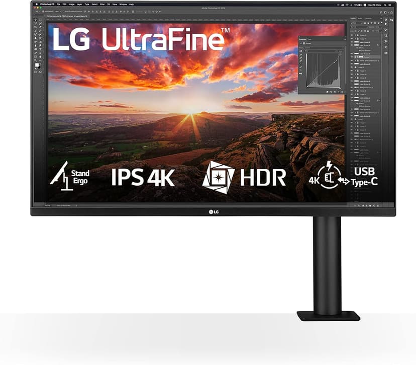 LG 32UN880K-B 32' Monitor, 3840 x 2160 4K UHD, 60Hz, 5ms - 1
