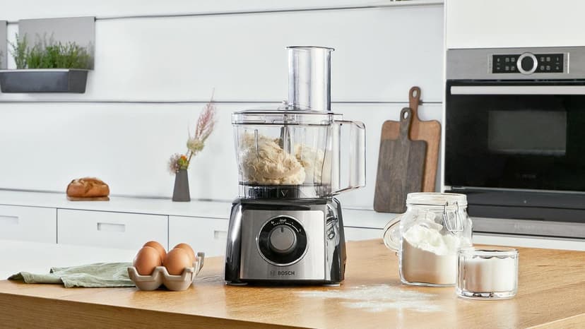 Bosch MultiTalent 3 MCM3501M – Robot de cuisine polyvalent avec plus de 50 fonctions – 800 W – Capacité de 2,3 L – Couleur : Noir/Inox brossé - 9