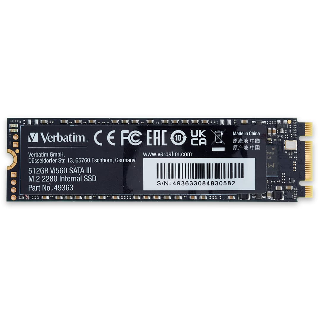 VERBATIM Vi560 S3 M.2 SSD - SSD interne 512GB de haute pe…