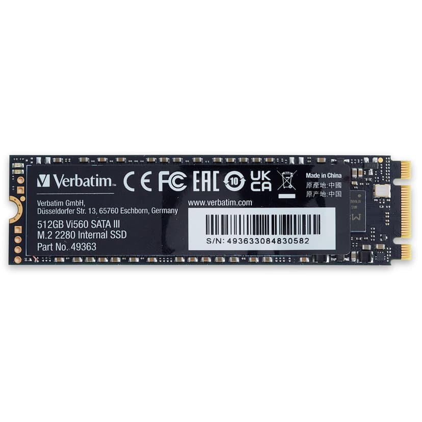 VERBATIM Vi560 S3 M.2 SSD - SSD interne 512GB de haute pe… - 1