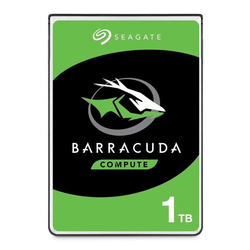 Seagate BarraCuda 1To, Disque Dur Interne HDD, 2.5 pouces, SATA 6 Goit/s, 5 400 tr/min, 128 Mo de cache, pour PC et ordinateur portable, Ouverture Facile, Services Rescue (ST1000LM048) - 1