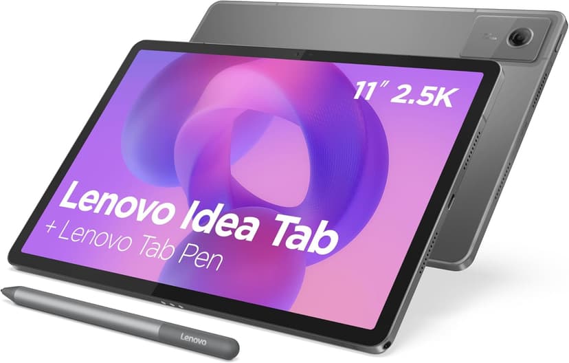 Lenovo Idea Tab Plus – 12.1 Inch Touchscreen Tablet 2.5K, 90Hz (MediaTek Dimensity 6400, 8 Cores, 8 GB RAM, UFS 2.2 256GB, Android 15, WiFi 5 + Bluetooth) Lenovo Tab Pen – Grey - 1