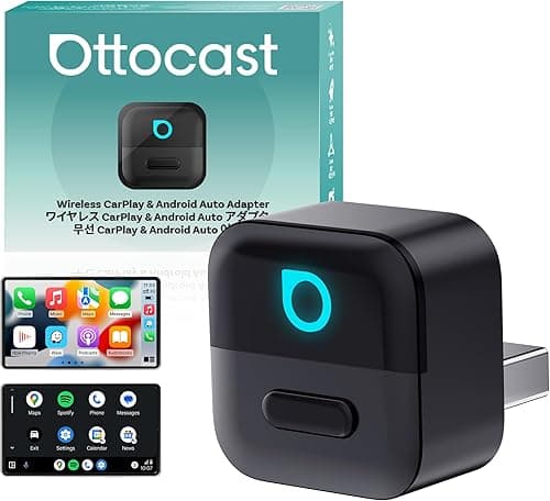 Ottocast Mini Pico 2026 Wireless CarPlay & Android Auto Adapter, WiFi 6 & Bluetooth 5.4, Mini Plug & Play USB Dongle, Wired to Wireless, Auto Reconnect, OTA Upgrade
