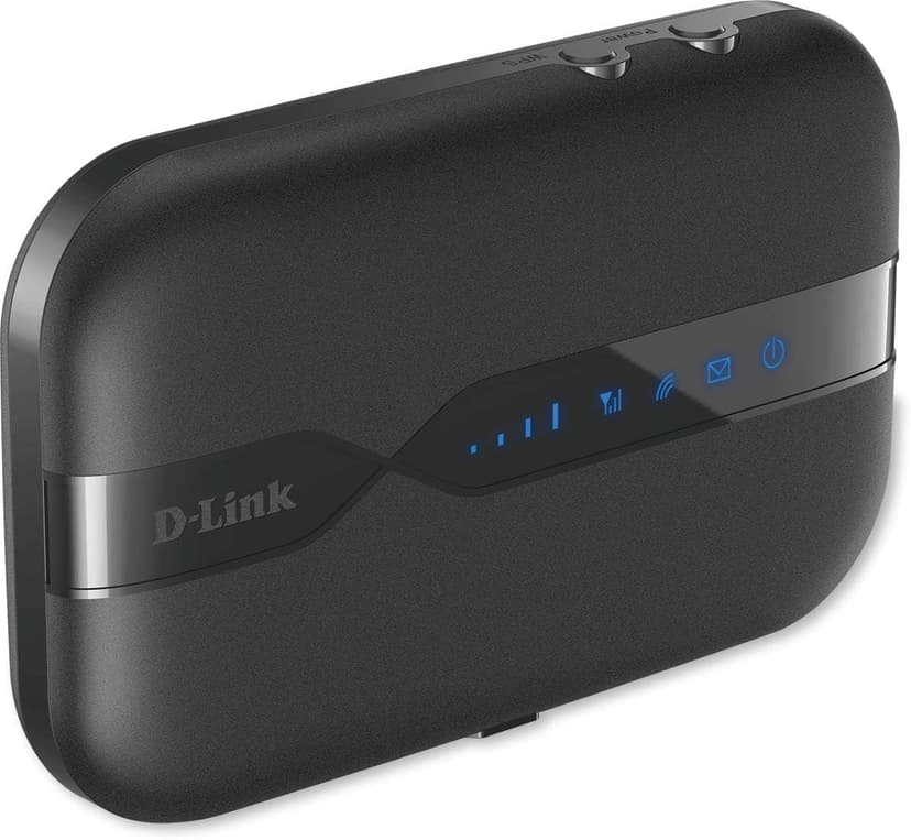 D-Link DWR-932 4G/3G LTE Unlocked Wireless N300 Mobile Broadband Router - Wi-Fi Portable Hotspot, Black - 1