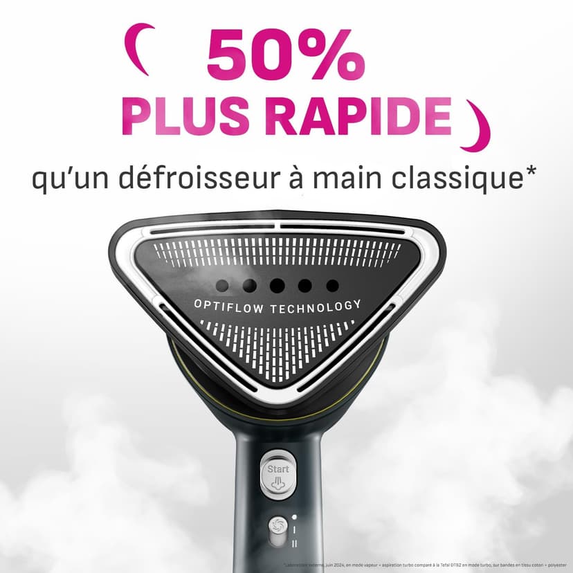 Calor DT9810C0 AeroSteam, Défroisseur à main révolutionnaire, Rapide et efficace, Les résultats d'un fer en un seul passage Vertical Garment Steamers, Trust - 2