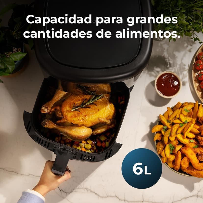 Cecotec Cecofry Bombastik 6000 Full Oil Free Hot Air Fryer with Accessories 1700 W, PerfectCook Technology, Temperature and Time Control, Touch Control, 12 Modes 6 Litres - 4