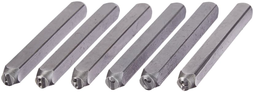 Amazon Basics Metal and Leather Stamp Kit - 4 mm - 2