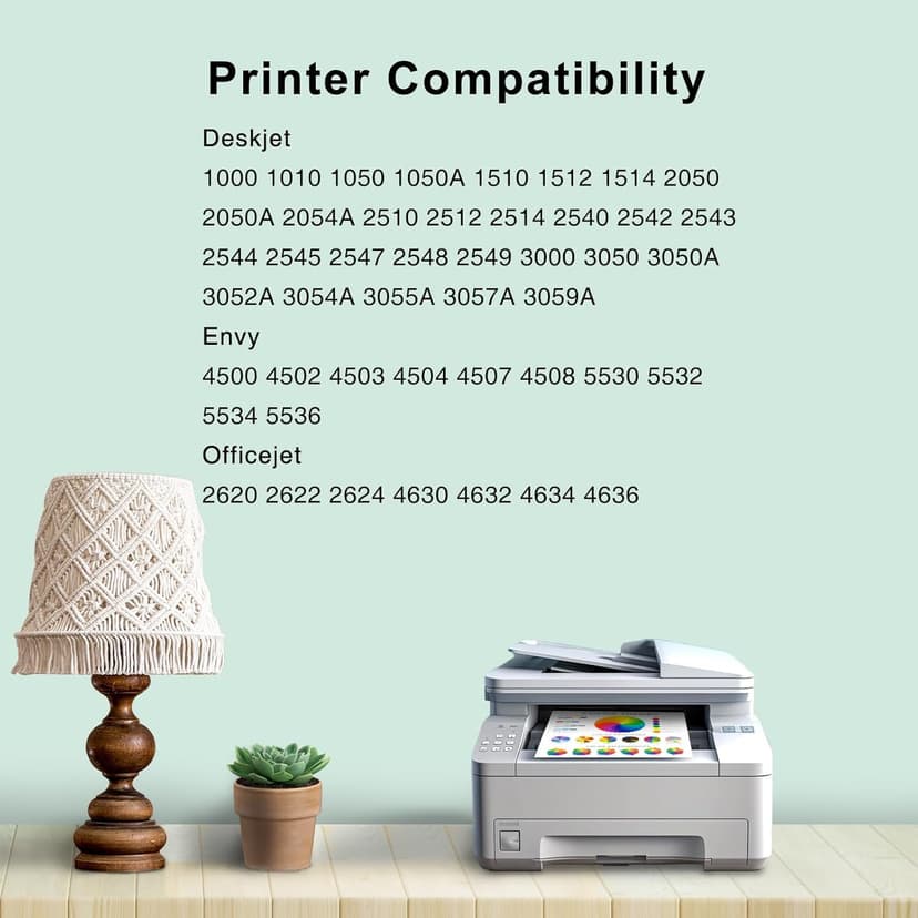 SAILNER 301XL Lot de cartouches d'encre compatibles HP 301 XL pour HP Envy 4500 5530 5534 4504 DeskJet 2540 1510 2544 2549 OfficeJet 4630 4632 2620 2622 Noir Couleur) - 2