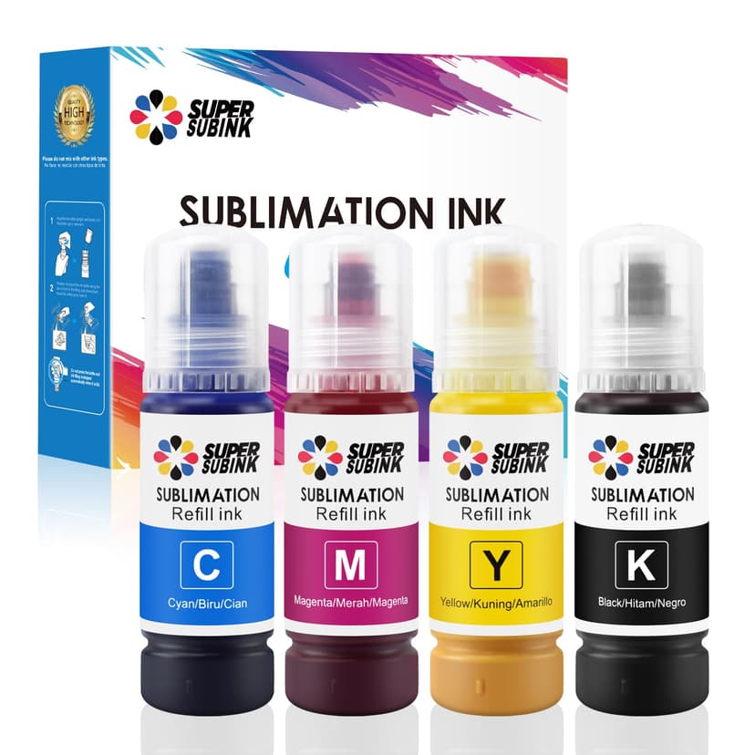 SUPERSUBINK Sublimation Ink for Epson 1810 2810 2850 2830… - 1