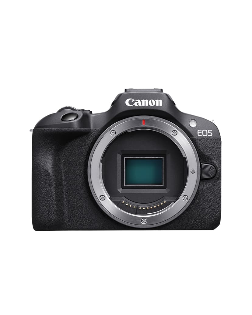 Canon EOS R100 Appareil Photo Hybride Compact à capteur APS-C stabilisé 24M Pixels, Vidéo 4K, Wi-FI, AutoFocus Dual Pixel, boitier Nu Noir - 1
