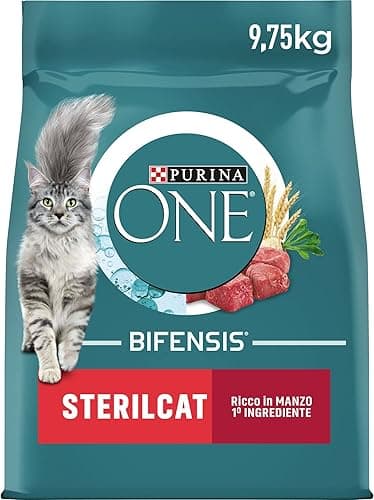 Purina One - Cat bifensis Special sterilized beef and wheat croquettes for adult cats 9.7 kg