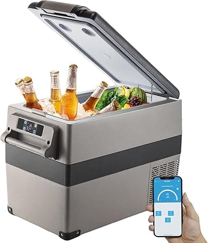 VEVOR Glacière Électrique Voiture, 45 L, Réfrigérateur Po…