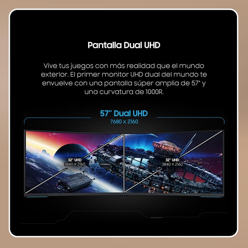 57'' DUHD 7680x2160 240Hz - 2