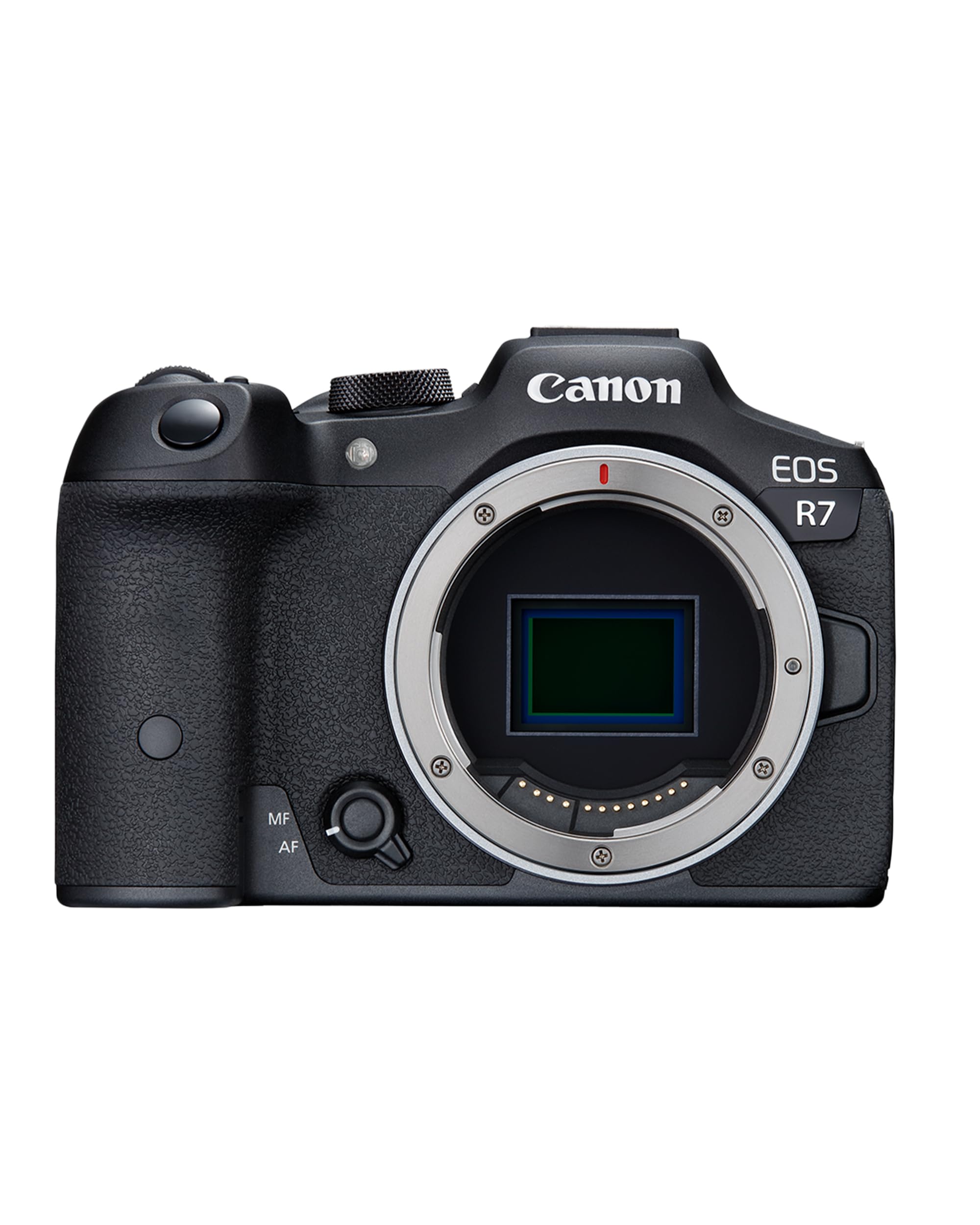 Canon EOS R7 (Boîtier) - Appareil Photo Hybride - Capteur APS-C 32,5 MP, Autofocus CMOS Dual Pixel II - Appareil Photo Numérique 4K 60p, Prise de Vue en Continu Jusqu’à 15 ips - Bluetooth, Wi-Fi, WLAN - 1