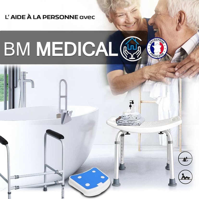 Tripod Cane - Bm Medical CT-10 - Lightweight Aluminium with a Practical and Stable Tripod Tip - Help to the Person - 3