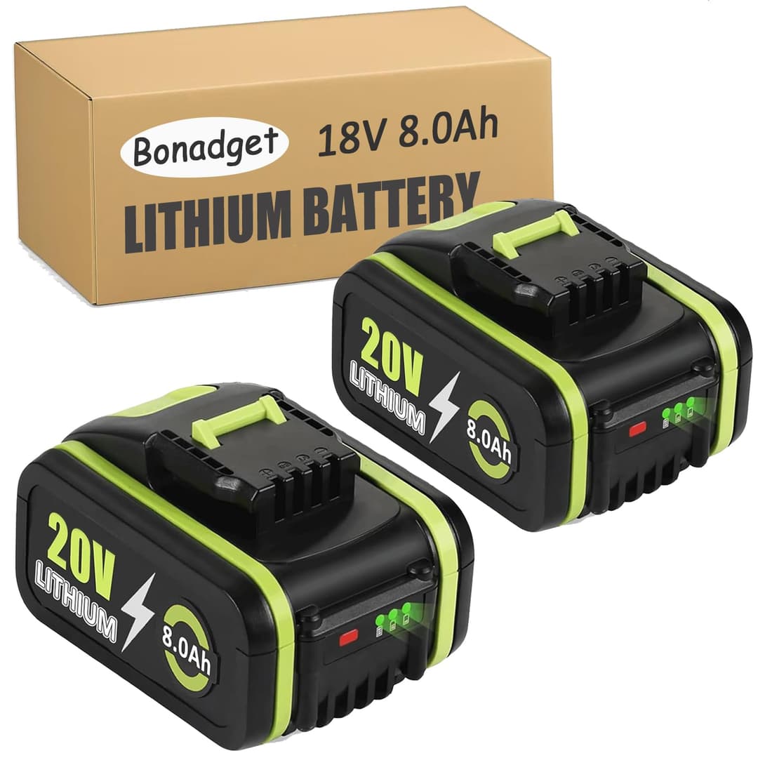 2 x 20 V 8,0 Ah pour outils électriques sans fil Worx WA3…