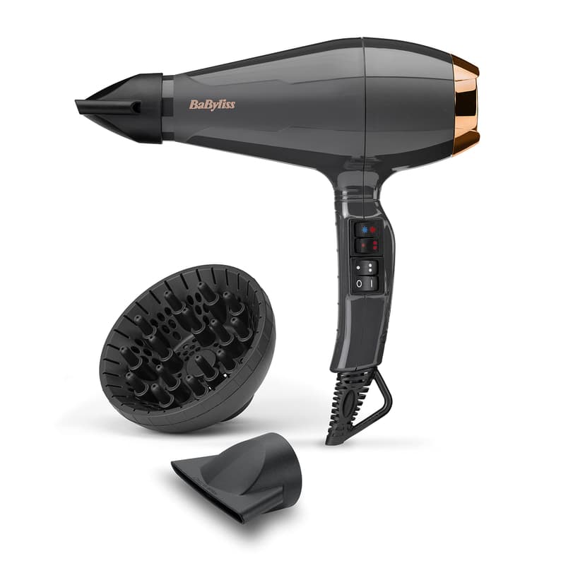 BaByliss Sèche-cheveux Air Pro avec Diffuseur - Fabriqué … - 1