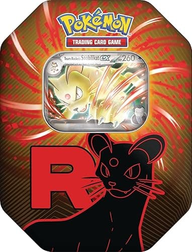 Pokémon - Trading Card Game: Tin-Box Team Rocket - Persian-ex (1 Holographic Promo Card & 4 Booster Packs)