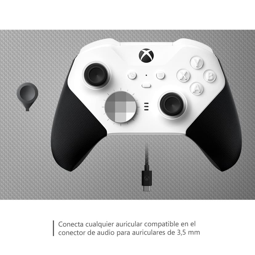 Xbox Elite Bluetooth Wireless Controller Series 2 - Core Edition (White) For PC, Series X|S, One, Windows 10, Mobile - 9