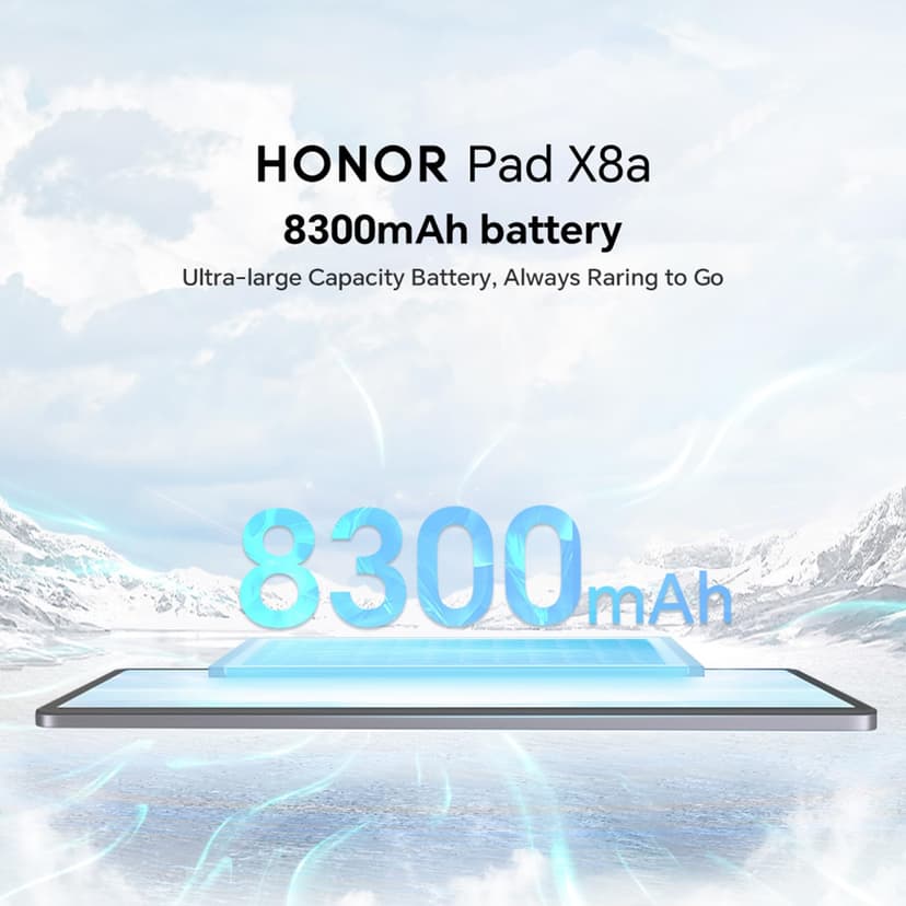 HONOR Pad X8A 4Go 64Go, Extensible à 1 TB, WiFi Tablette, Écran 11 Pouces 90Hz, Snapdragon 680, 4 Haut-parleurs, Batterie de 8300mAh, Corps en métal, Android 14, Google Service, Gris - 4