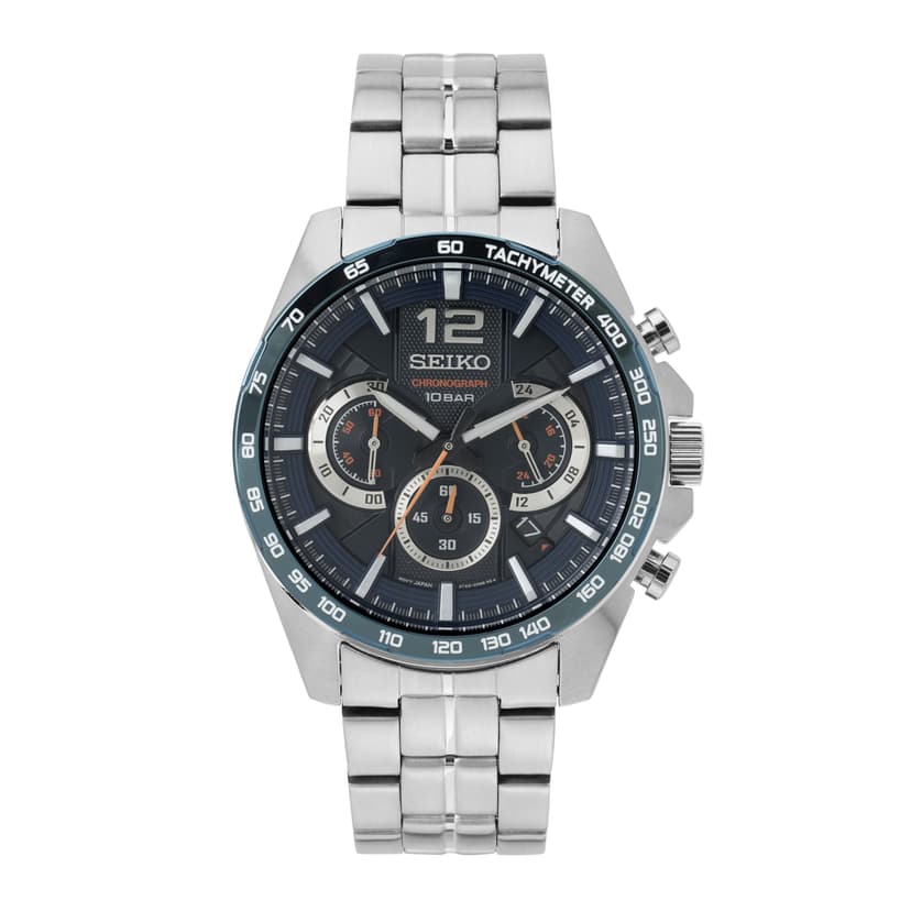 Seiko Hommes Analogique Quartz Montre avec Bracelet en Ac… - 1