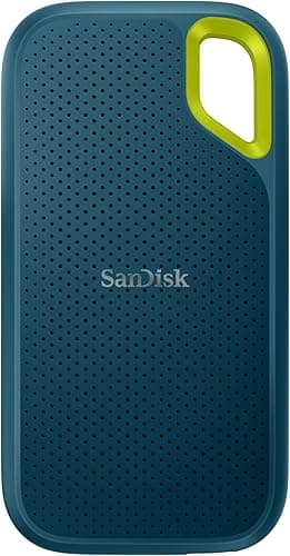 SANDISK Extreme Portable SSD 8TB (up to 1050 MB/s Read, 1,000MB/s Write, USB-C, NVMe Solid State Performance, IP65 Rated for dust and Water Resistance, Updated Firmware) Monterey