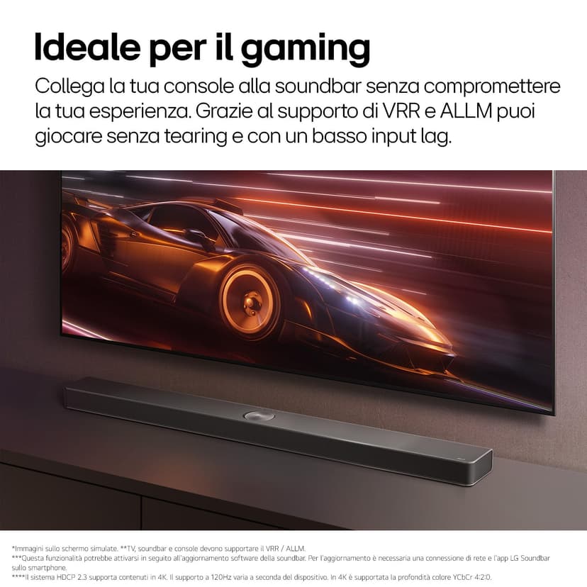 LG S95TR Barre de Son Intelligente, 810 W, 9,1,5 canaux, Son Surround Dolby Atmos et DTS, Large connectivité, Bluetooth, USB, entrée Optique, Noir - 9
