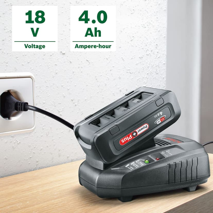 Bosch Battery Pack PBA 18V 4.0 Ah PowerPlus (1 battery 18V 4.0 Ah, 18 Volt System, in carton packaging) - 3