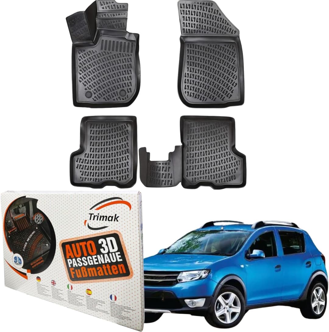 Trimak Perfect Fit 3D Car Floor Mats Compatible with Daci…