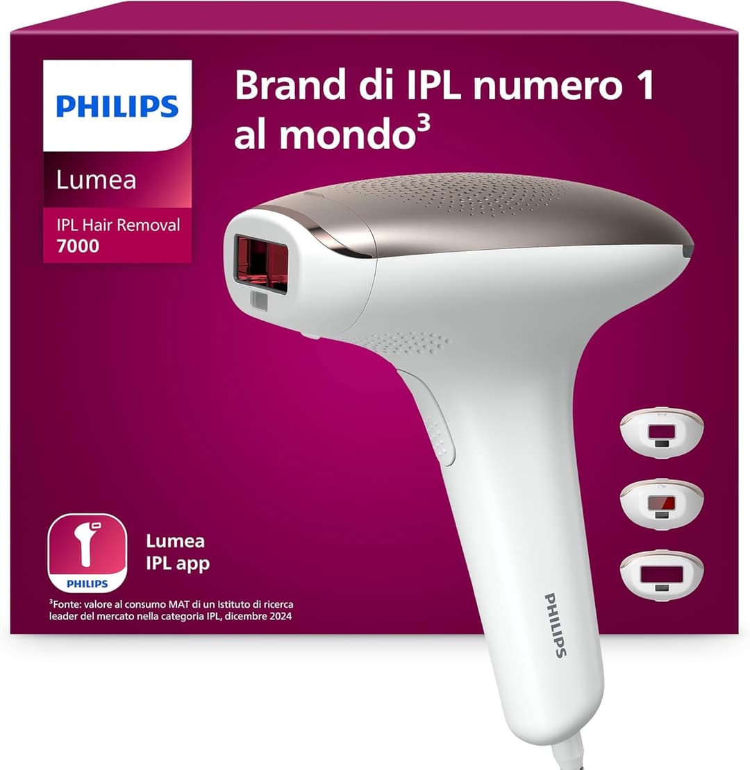 Philips Lumea Advanced SC1999/00 IPL-Haarentferner, arbeitet mit Lichtimpulsen, für Körper, Bikinizone und Gesicht, 250.000 Impulse, mit Hautsensor (Spanisch)