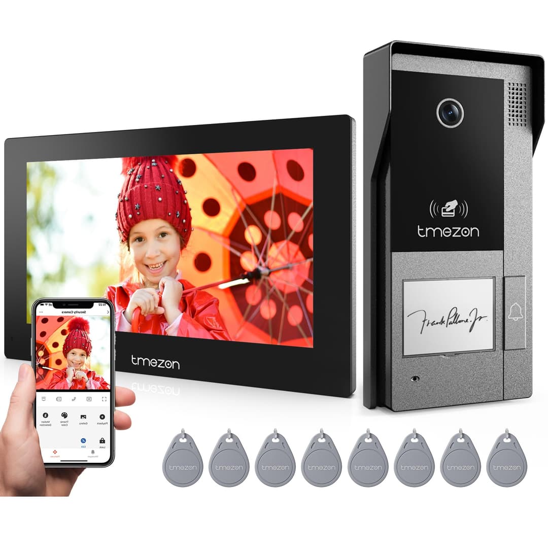 TMEZON 2 Fils Visiophone Connecté Interphone Vidéo Filair…