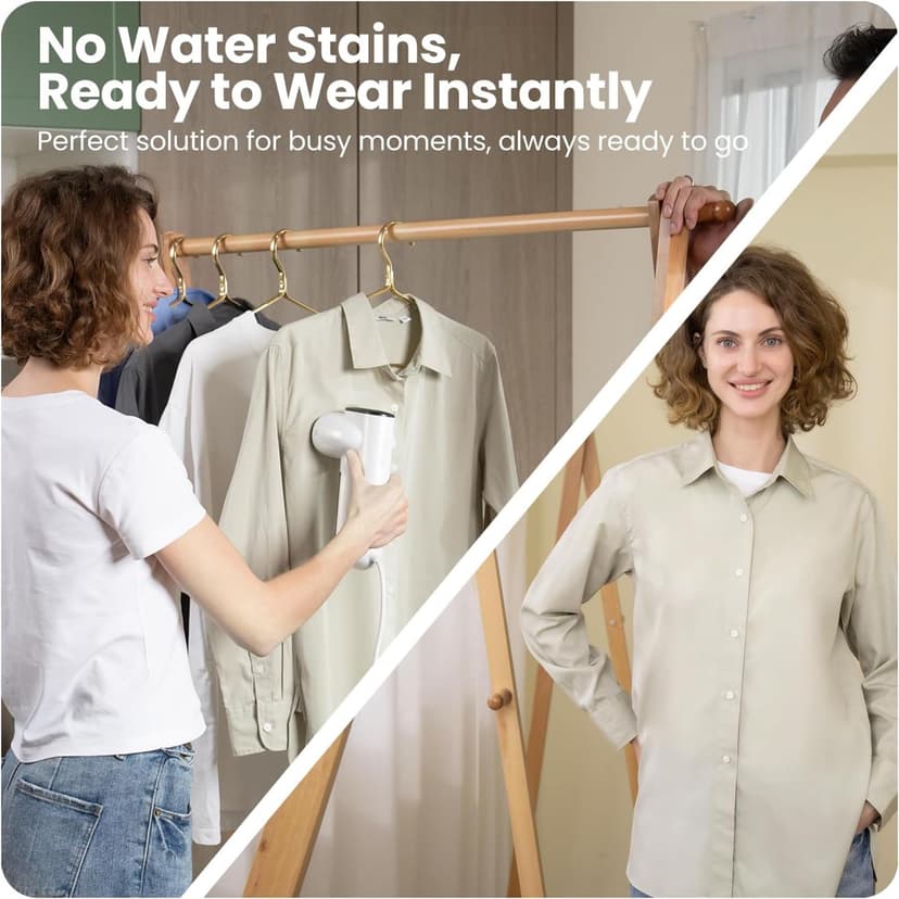 Neakasa Magic 1 Vacuum Steamer, Handheld Travel Garment Steamer for Clothes, 2300Pa Suction for Clothes Grips, Steamer Iron 2 In 1, Ready to Wear (220V-240V) - 5