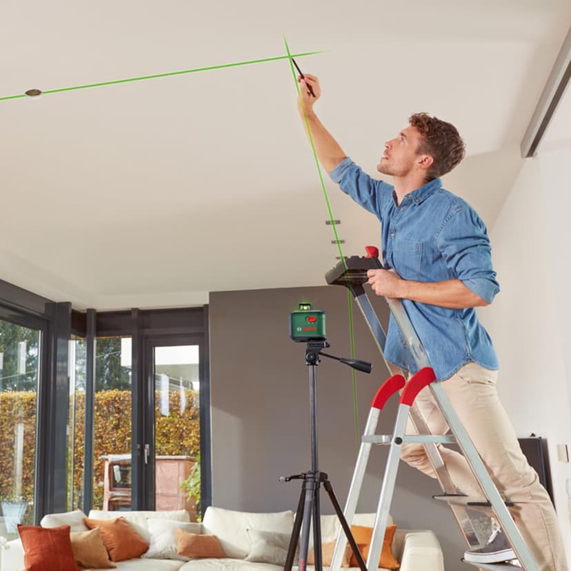 Bosch Laser lignes AdvancedLevel 360 avec trépied premium (3 laser lignes avec laser à 360° pour un alignement dans toute une pièce, dans boîte carton) - 4