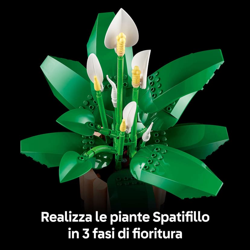LEGO Botanicals Les Fleurs de Lune - Set de Plante Artificielle en Pot pour Adulte - Fausses Fleurs Blanches & Boutons - Décoration de Chambre ou de Salon - Idée de Cadeau pour la Fête des Mères 11504 - 4