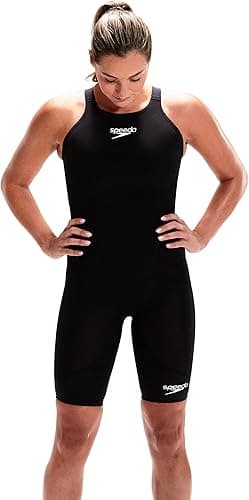 Speedo Fastskin LZR Ignite Kneeskin Maillot de Bain Femme, Noir, 22