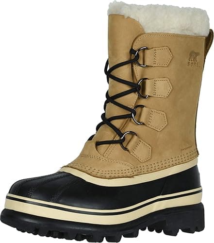 Sorel Caribou Botte De Neige Imperméables Femme, Beige (Buff), 36.5 EU