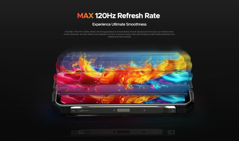 DOOGEE VMAX Pro 5G Rugged Smartphone, 22000 mAh Battery, 32 GB + 512 GB Smartphone without Contract, 6.58 Inch FHD+, 108 MP + 20 MP Night Vision + 16 MP, Android 14 Simlock-free Mobile Phone, NFC - 7