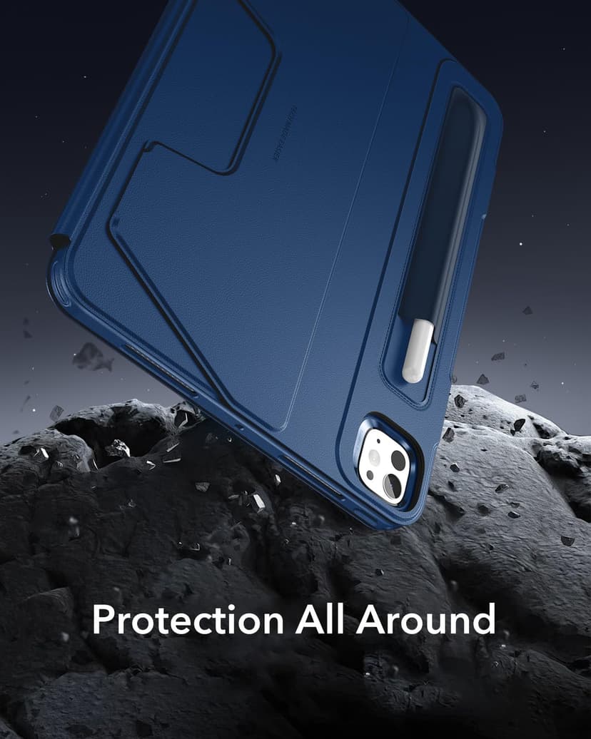ESR Coque pour iPad Pro 13 Pouces M5/M4 (2025/2024) avec Coque Magnétique Amovible, Support Portrait/Paysage Réglable, 9 Angles de Position, Série Shift, Bleu - 8