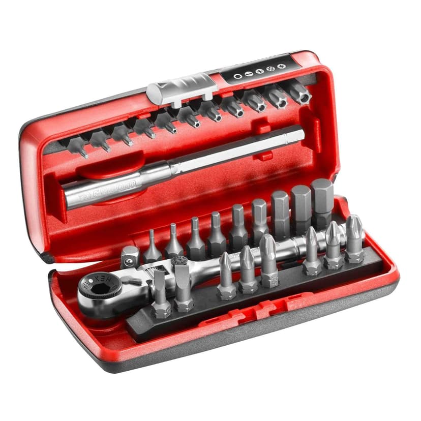 Coffret 31 pièces embouts 1/4 + cliquet FACOM - R.180J31PB" - 1