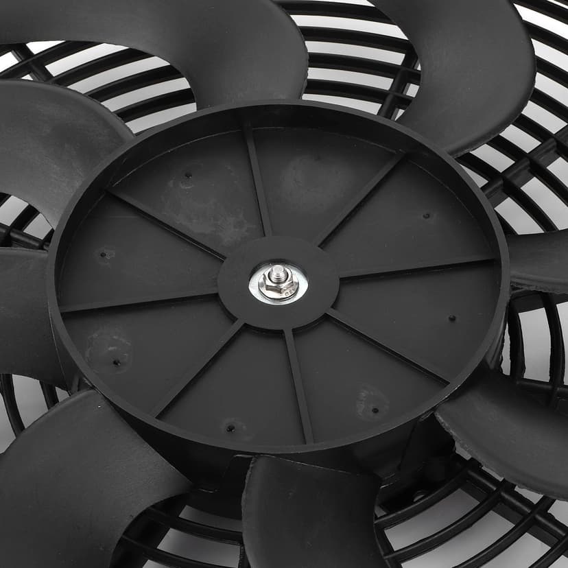 14 Pouces Ventilateur Mince Push Pull Radiateur électrique Ventilateurs Universels Voiture Pièces Modifiées 12V 90W Kit de Montage - 9