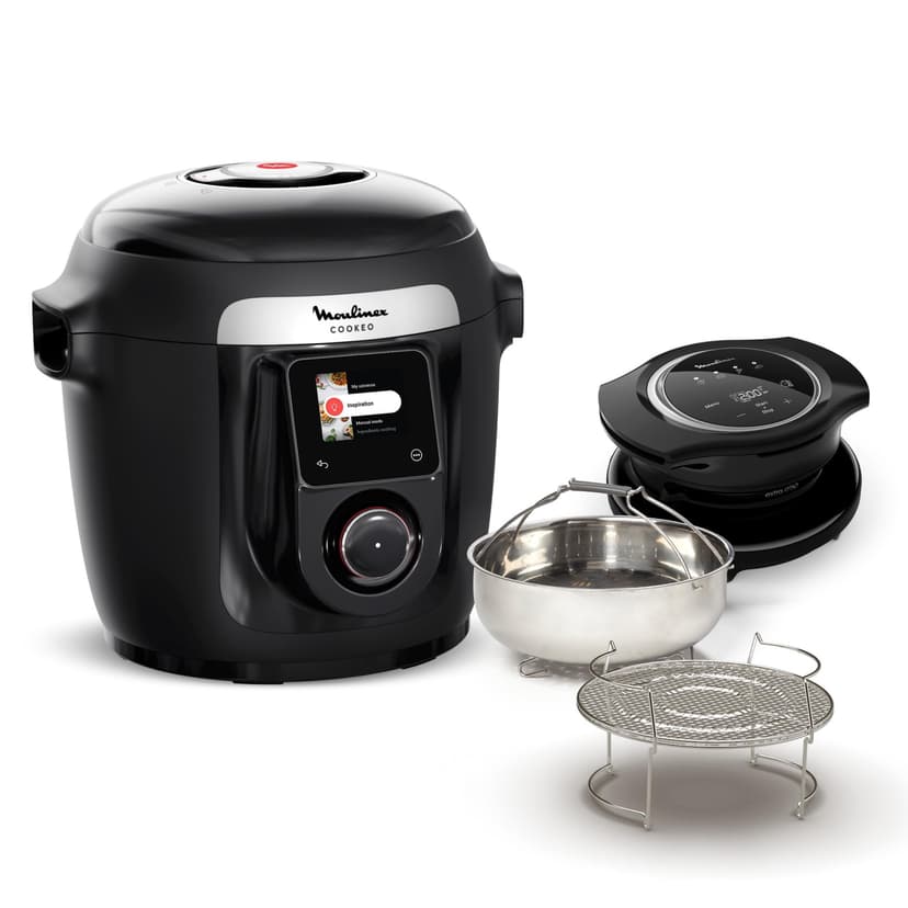 Moulinex Cookeo Wi-Fi with Extra Crisp, Multicooker, 14 Cooking Modes, Pressure Cooking, Air Fryer, Easy Step-by-Step Recipes, CE96X8F0 - 3