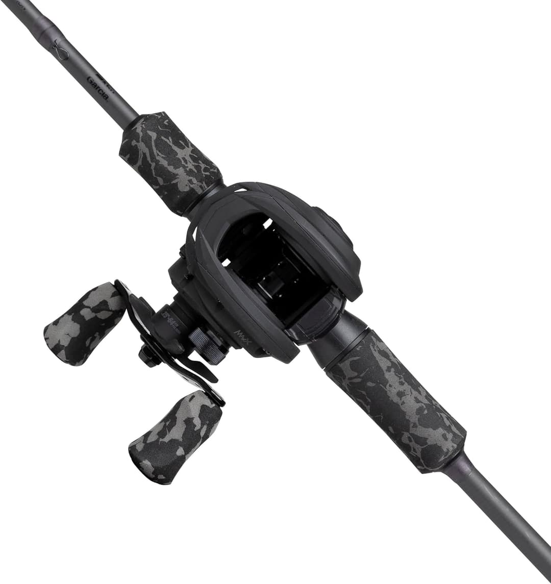 Abu Garcia MAX X Black Ops Casting Fishing Rod and Reel C…
