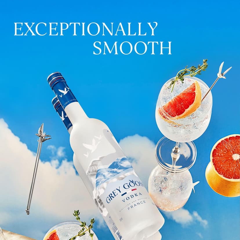 GREY GOOSE Premium French Vodka, 40% ABV, 150cl / 1.5L, Made in France using natural ingredients - 5