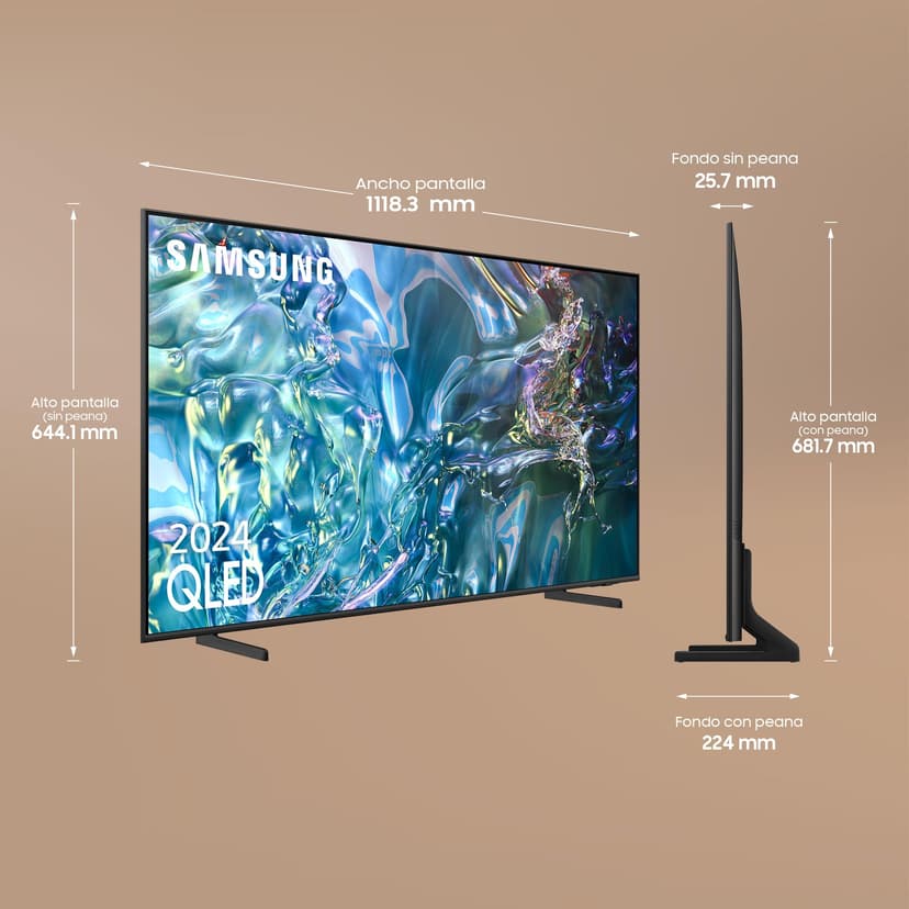 Samsung TV QLED 50" Q60D 2024, 4K, Smart TV - 3