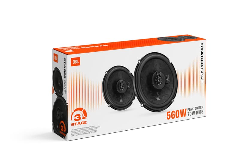 JBL STAGE3 GEN2 68MF 6.5" Frontless Full-Range Speaker Set - 6