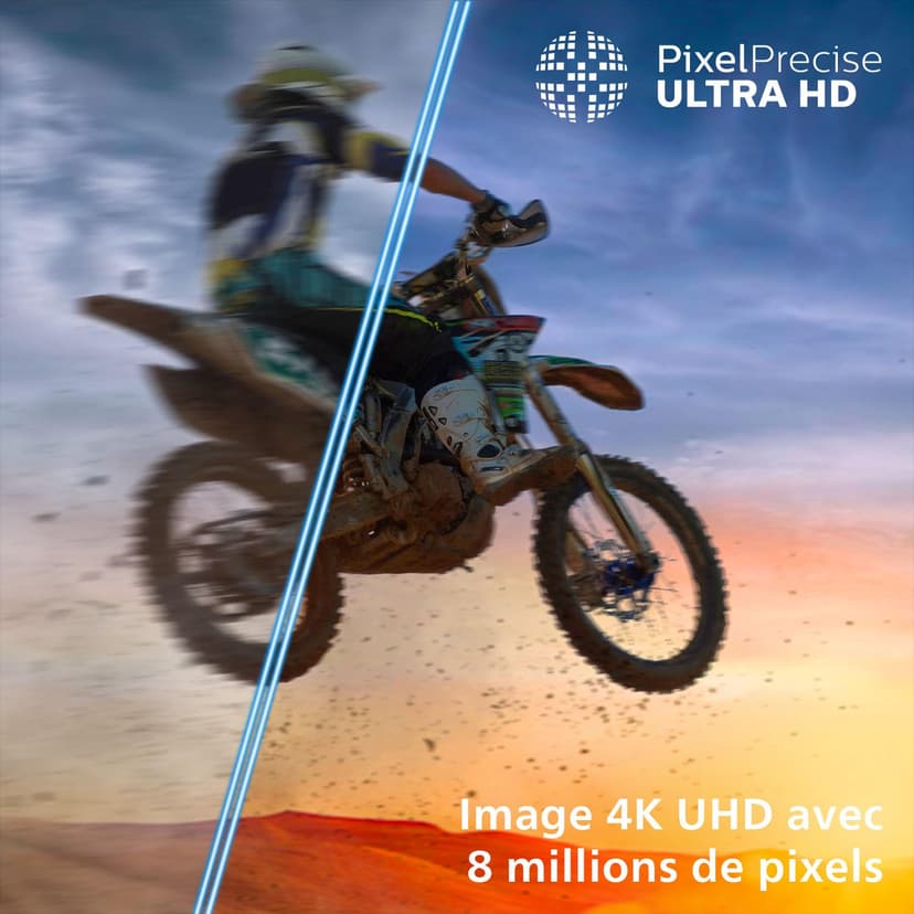 Philips 50PUS7000 4K LED Smart TV - Écran 50 Pouces avec Plateforme Pixel Precise Ultra HD, Titan OS et Son Dolby Atmos - Compatible Alexa et Assistant Vocal Google - 5
