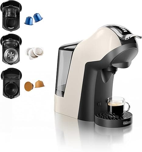 Tristar Machine à café Multi-Capsules 3-en-1 – Compatible avec Capsules Nespresso®, Dolce Gusto®, Dosettes ESE – 19 bars – Sans BPA – CM-2301